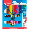 24 crayons de couleurs color'peps strong green ultra-r sistants