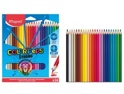 24 crayons de couleurs color'peps strong green ultra-r sistants