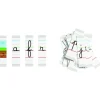6 lots de 26 lettres magnetiques petit format nathan
