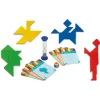 4 tangrams bois cayro casse tete forme puzzle geometrique de 1 a 4 joueurs