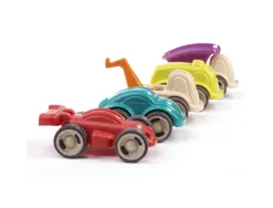 5 vehicules 12cm eco friendly miniland
