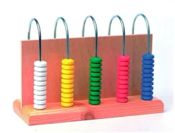 Abaque en bois 5 colonnes 245x180x195mm