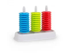 Abaques miniland petits abaques classification des couleur 4 abaques et 120 pieces 3 coloris assortis