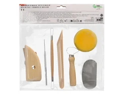 Accesoires de modelage liderpapel pack de 8 unites assortis certifie fsc