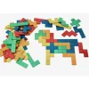 Accessoires pour geometrie wissner pentominos en re wood 60 pieces 5 coloris assortis