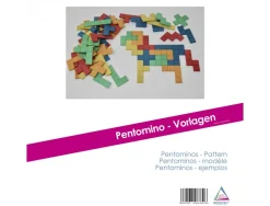 Accessoires pour geometrie wissner modele pour pentominos 20 modeles tailles reelles et solution