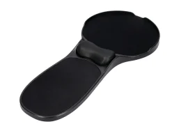 Accoudoir ergonomique q-connect avec tapis de souris support poignet 220x140x480 mm coloris noir