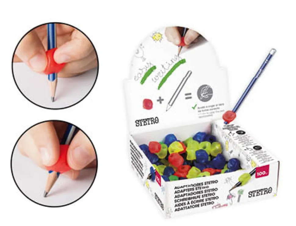 Adaptateur crayon liderpapel en plastique boîte de 100 unités