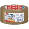 Adhesif d emballage pvc tesa h50 mm x l66 m 65 microns colle caoutchouc naturel coloris havane