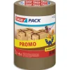 Adhesifs d emballage tesa polypropylene 43 microns 50 mm x 66 m havane lot 3