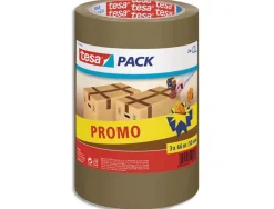 Adhesifs d emballage tesa polypropylene 43 microns 50 mm x 66 m havane lot 3