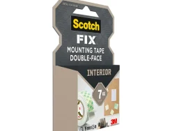 Adhésif fixation scotch fix mousse double-face application intérieure prêt usage épaisseur 1.6mm ruban 19mmx1.5m