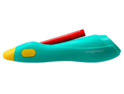 Aerographe imaginovo pour enfants rechargeable avec usb contenant 30 pochoirs et 12 marqueurs coloris assortis