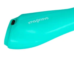 Aerographe imaginovo pour enfants rechargeable avec usb contenant 30 pochoirs et 12 marqueurs coloris assortis