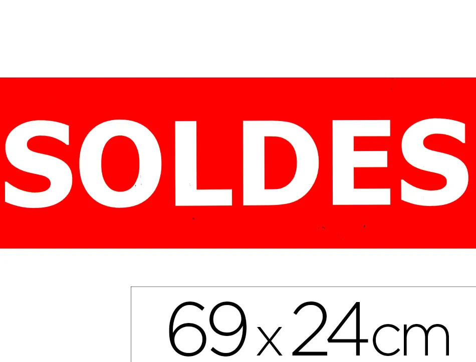 Affiche apli agipa soldes 690x240mm