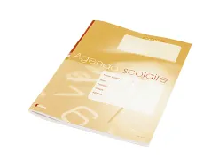 Agenda scolaire éditions fuzeau pour élèves carnet agrafé couverture dossier 250g format 170x220mm