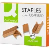 Agrafe q-connect modèle 23/6 cuivrée boîte 1000 unités