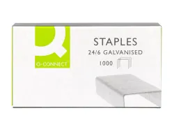 Agrafe q-connect modèle 24/6 galvanisée boîte 1000 unités