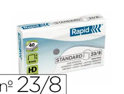 Agrafe rapid 23/8 boîte 1000 unités