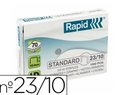 Agrafe rapid 23/10 boîte 1000 unités