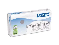 Agrafe rapid 26/6 boîte 5000 unités
