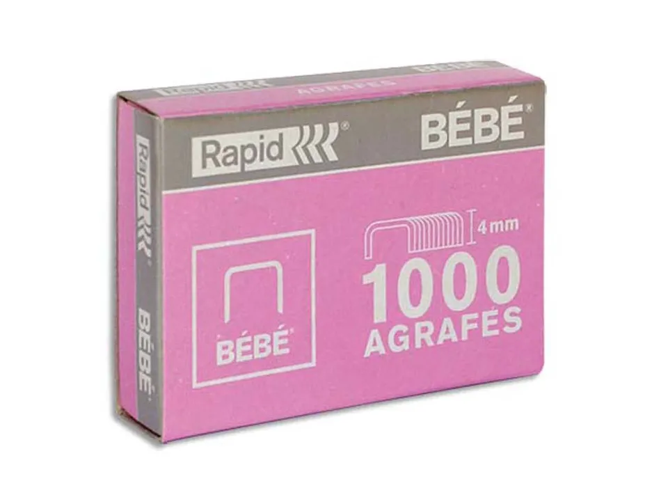 Agrafe rapid bébé boîte 1000 unités