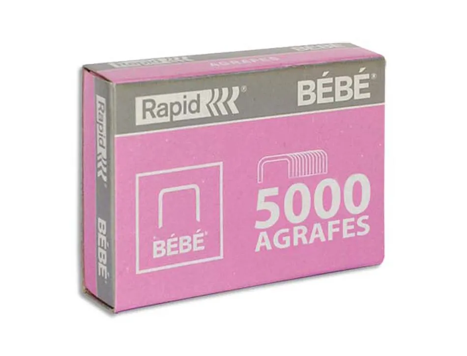 Agrafe rapid bébé boîte 5000 unités