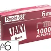 Agrafe rapid jacky 6 boîte 1000 unités