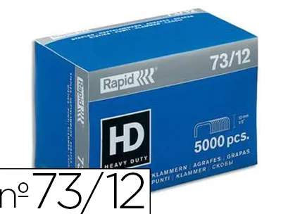 Agrafe rapid modèle superstrong 73/12 boîte 5000 unités