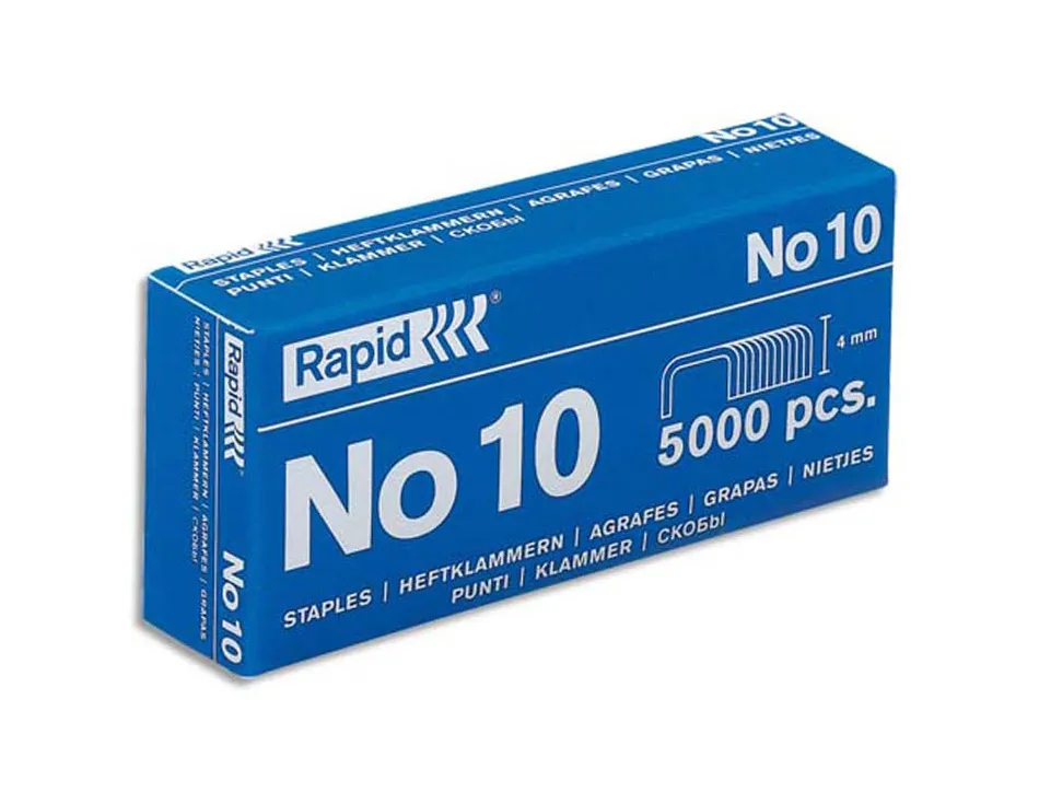 Agrafe rapid nº10 boîte 5000 unités