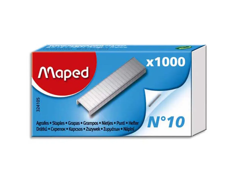 Agrafe rapid nº10 boîte 1000 unités