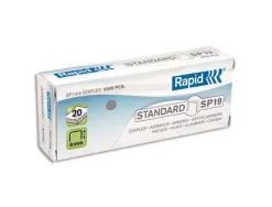 Agrafe rapid standard sp19 boîte 5000 unités