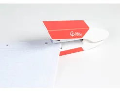 Agrafeuse bureau liderpapel 35x65x130mm 20 feuilles agrafes 26/6 1000 agrafes coloris corail