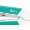 Agrafeuse bureau liderpapel 35x65x130mm 20 feuilles agrafes 26/6 1000 agrafes coloris turquoise