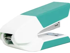 Agrafeuse bureau liderpapel 35x65x130mm 20 feuilles agrafes 26/6 1000 agrafes coloris turquoise