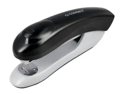 Agrafeuse bureau q-connect kf14207 plastique abs capacite 20 feuilles coloris noir