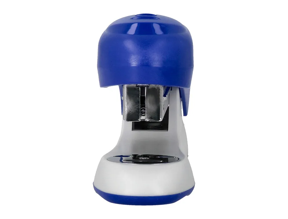 Agrafeuse bureau q-connect kf14205 plastique abs capacite 20 feuilles coloris bleu