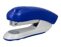 Agrafeuse bureau q-connect kf14205 plastique abs capacite 20 feuilles coloris bleu