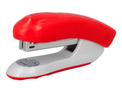 Agrafeuse bureau q-connect kf14206 plastique abs capacite 20 feuilles coloris rouge