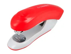 Agrafeuse bureau q-connect kf14206 plastique abs capacite 20 feuilles coloris rouge