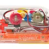 Agrafeuse electrique q-connect capacite 20 feuilles plastique transparent mechanisme colore