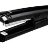 Agrafeuse maped essentials métal e3543 68x39x197mm full strip 25 feuilles agrafes 24/6 et 26/6 coloris noir