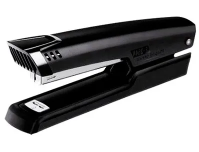 Agrafeuse maped essentials métal e3543 68x39x197mm full strip 25 feuilles agrafes 24/6 et 26/6 coloris noir