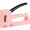 Agrafeuse murale rapid r13 ljung agrafes fil fin n13 poignee ergonomique coloris rose bruyere