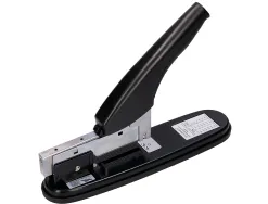 Agrafeuse q-connect grande cap acité économique capacité 150f coloris noir métal