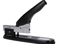 Agrafeuse q-connect grande cap acité économique capacité 150f coloris noir métal