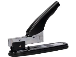 Agrafeuse q-connect grande cap acité économique capacité 150f coloris noir métal