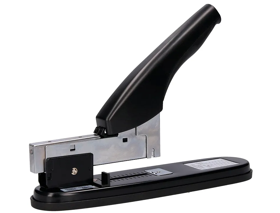 Agrafeuse q-connect grande cap acité économique capacité 150f coloris noir métal