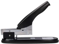 Agrafeuse q-connect grande cap acité économique capacité 150f coloris noir métal