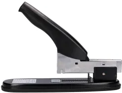 Agrafeuse q-connect grande cap acité économique capacité 150f coloris noir métal